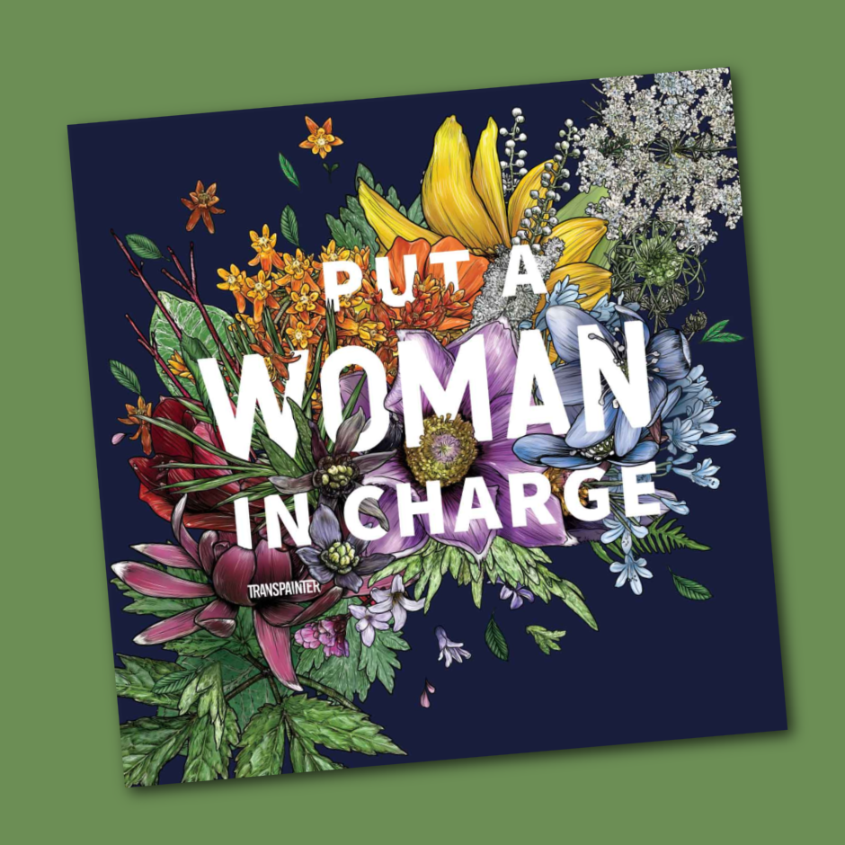 Put a Woman in Charge Bumper Stickers | Feminist Sticker