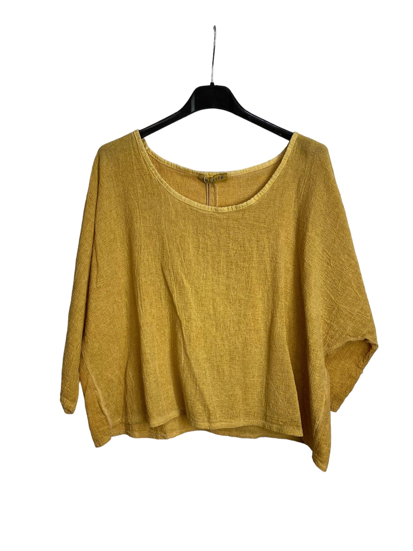 1973 INGRID WOMEN'S COTTON LINEN CROP TOP