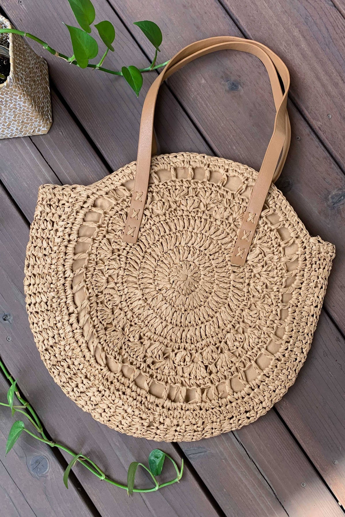 Straw Tote Bag – Summer Beach Everyday Bestseller