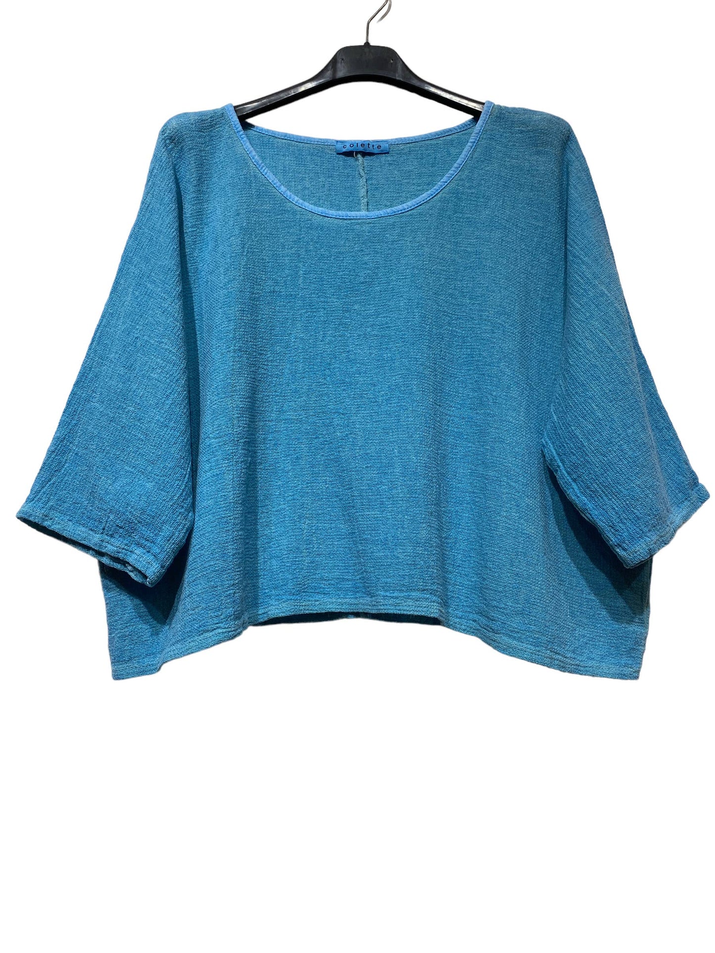 1973 INGRID WOMEN'S COTTON LINEN CROP TOP