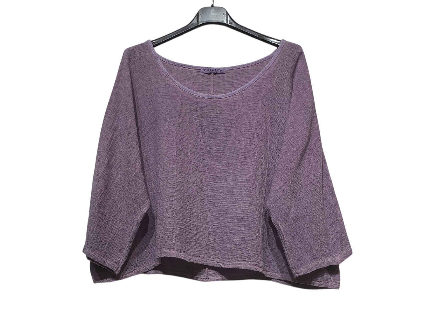 1973 INGRID WOMEN'S COTTON LINEN CROP TOP
