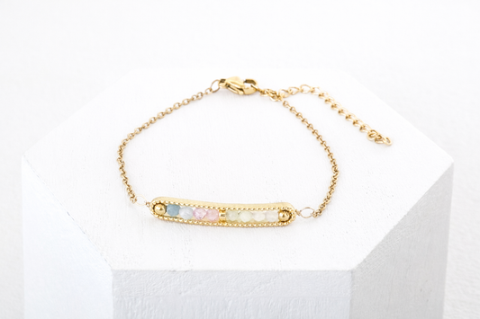 Vitality Bracelet – Aquamarine & Amazonite