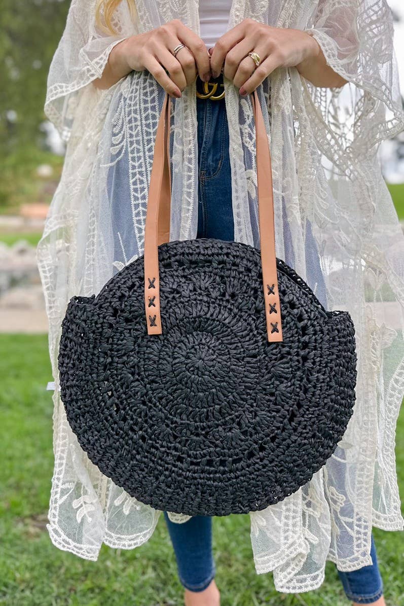 Straw Tote Bag – Summer Beach Everyday Bestseller
