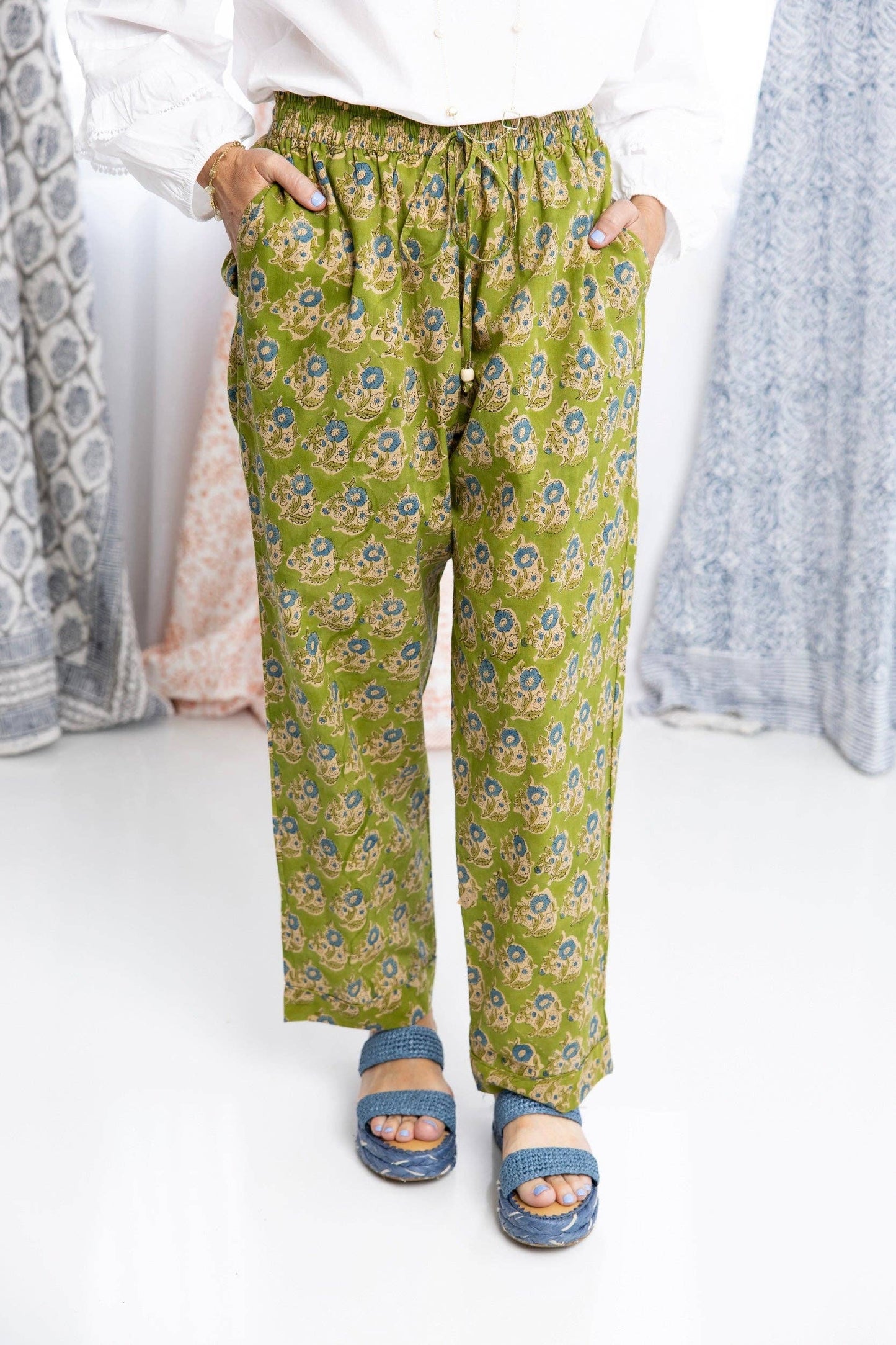 Olive Bloom Pants